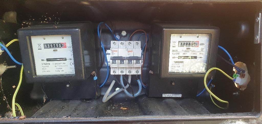 Elektriciteitsmeters, Doe-het-zelf en Bouw, Ophalen, Gebruikt, Elektriciteit