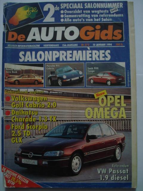 AutoGids 372, Boeken, Auto's | Folders en Tijdschriften, Gelezen, Algemeen, Verzenden
