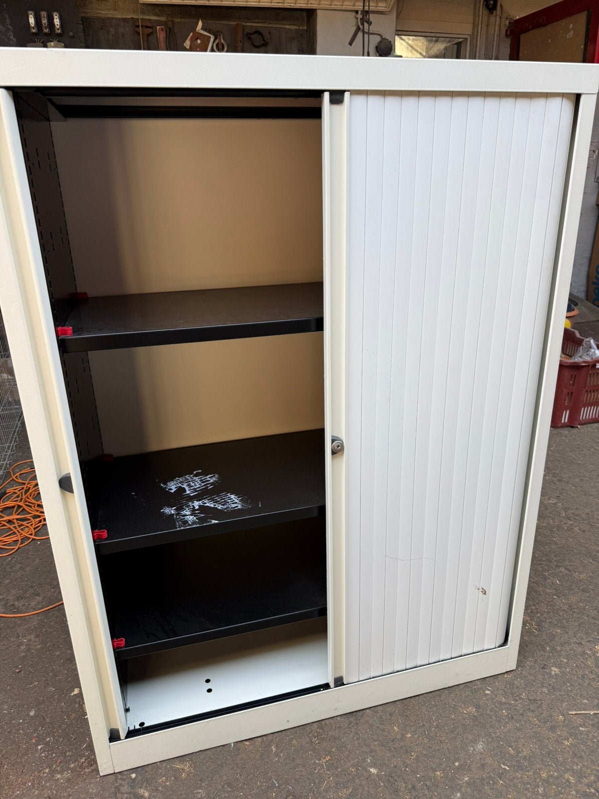 Rolluiklasr 100cm breed x 134cm hoog, Ophalen, Gebruikt, 100 tot 150 cm