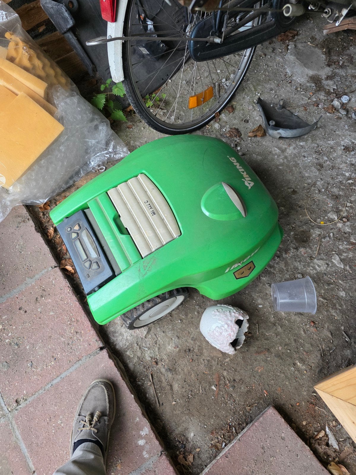 Viking imow grasrobot grote tuin, Ophalen