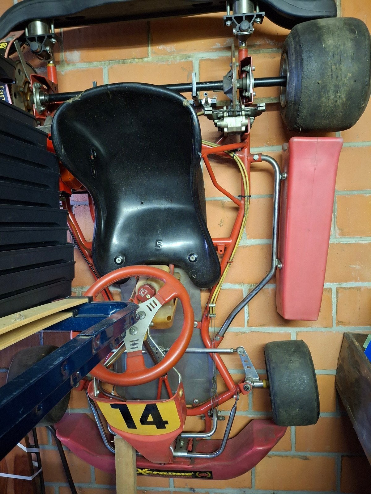 Kart numéro 14 avec moteur à essence 60cc, Enlèvement, Utilisé, Kart