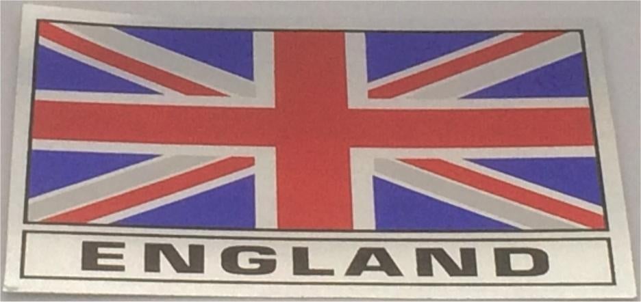 Union Jack [Engelse vlag] metallic sticker #8, Motoren, Verzenden