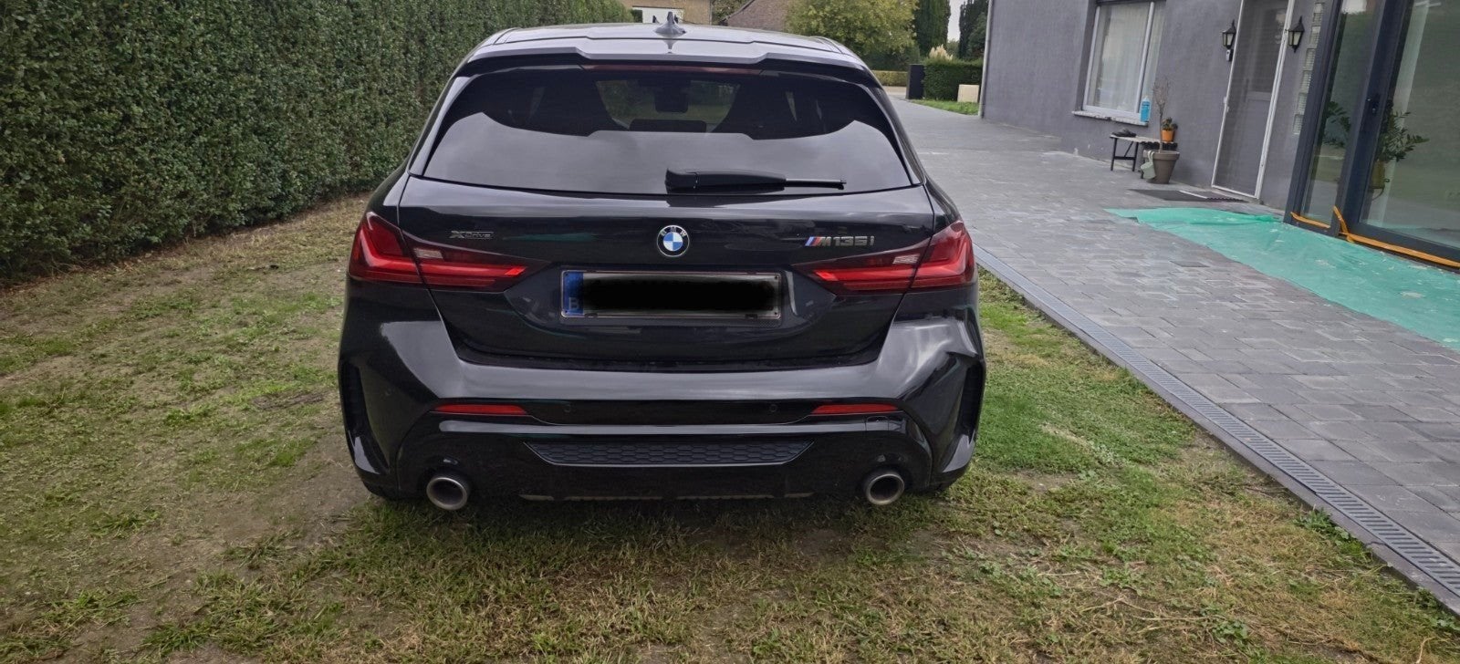 BMW F40 M135i xDrive 306hp 2021 facelift, Autos, Cuir, Achat, Euro 6, Noir