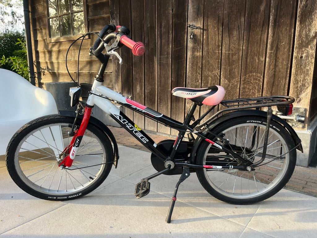 Fiets Al-tec b-twin jongensfiets 20 inch 6-8 jaar, Fietsen en Brommers, Ophalen, Terugtraprem, Gebruikt, Handrem