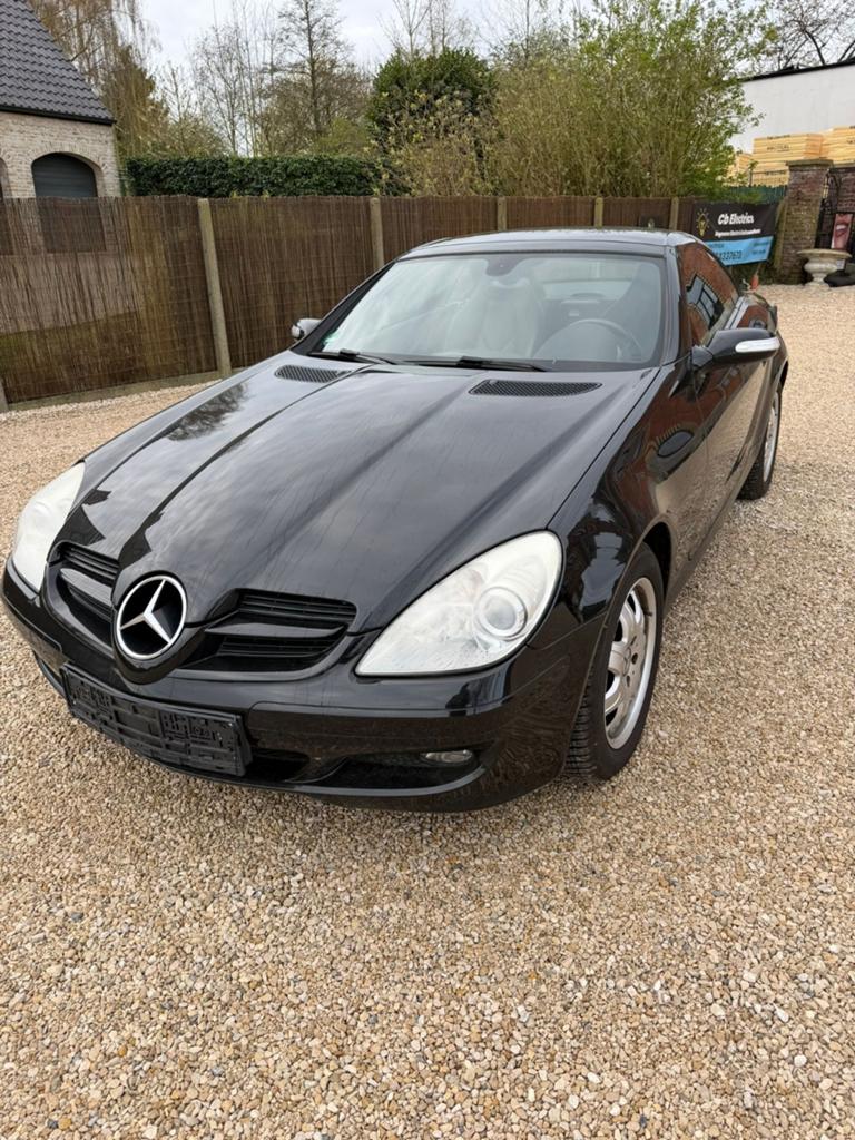 MERCEDES  SLK  CABRIO  ( AUTOMATIC )  2007, Automaat, Zwart, Zwart, SLK