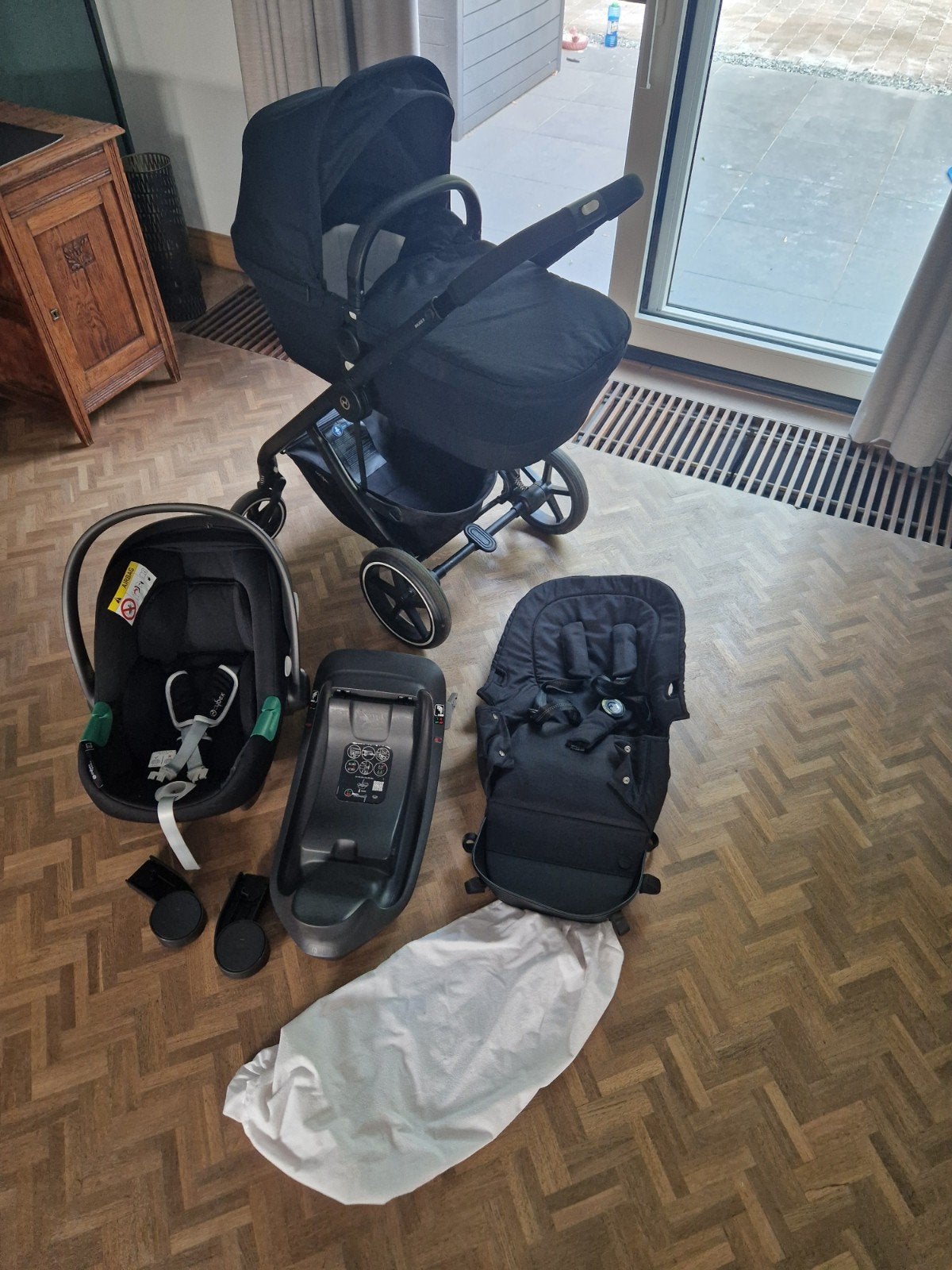 Buggy/kinderwagen + isofix + maxicosi Cybex balios S, Ophalen, Kinderwagen, Overige merken, Met autostoeltje