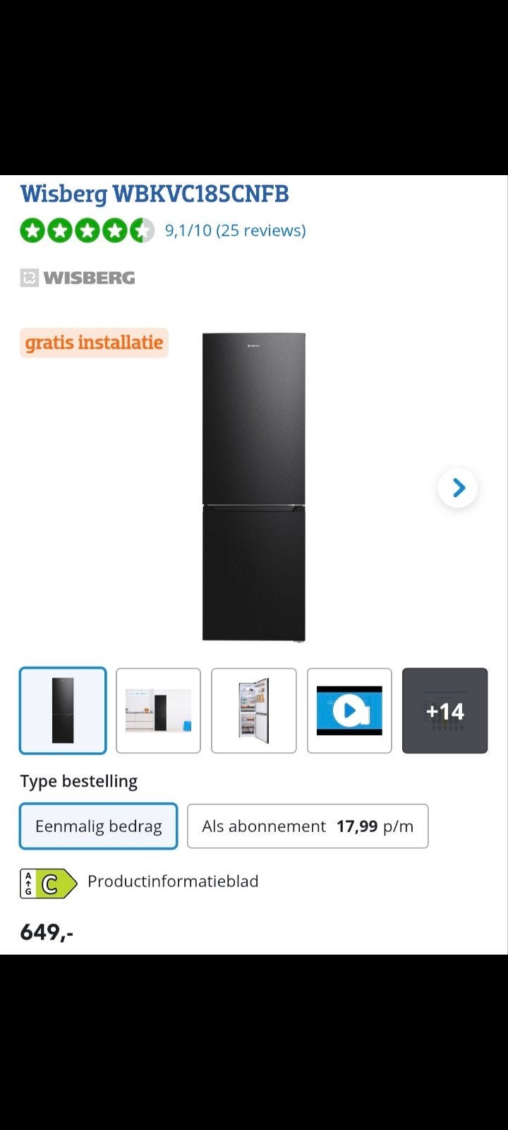 koel/vriescombinatie, Elektronische apparatuur, Ophalen