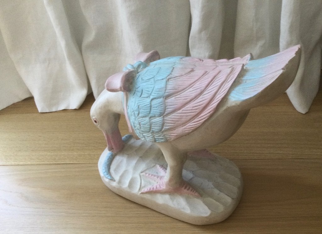 Pastelkleurige houten Gans, Kinderen en Baby's, Ophalen