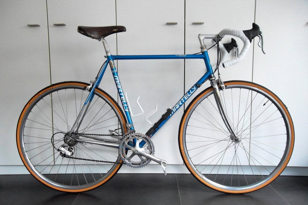 Vélo de course rétro Panto & Campagnolo Full Martelly Golco, Enlèvement