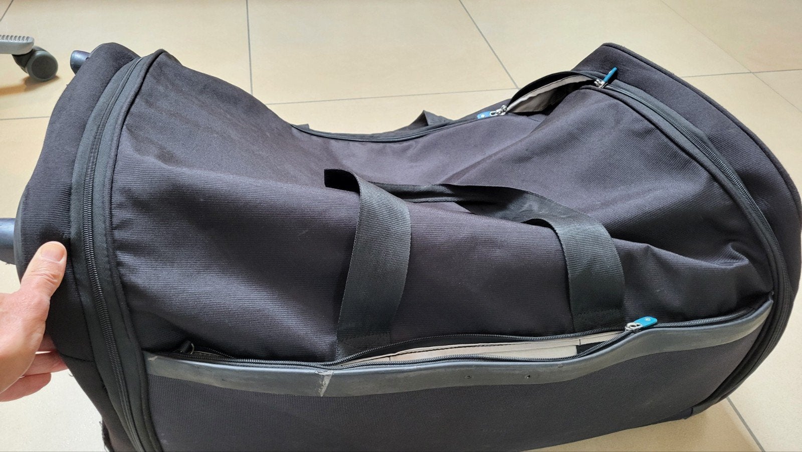 reistas 105L heel groot, Ophalen, Gebruikt, Zwart, 60 tot 80 cm