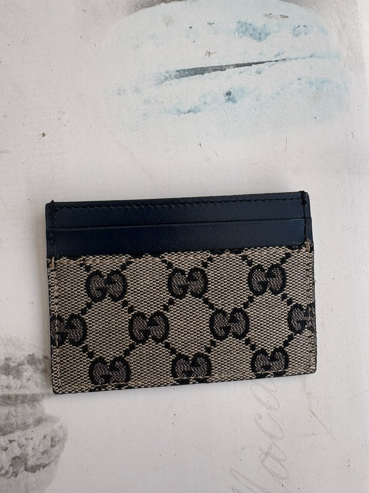 Portes cartes Gucci, Bijoux, Sacs & Beauté, Autres marques, Cuir, Enlèvement ou Envoi, Utilisé