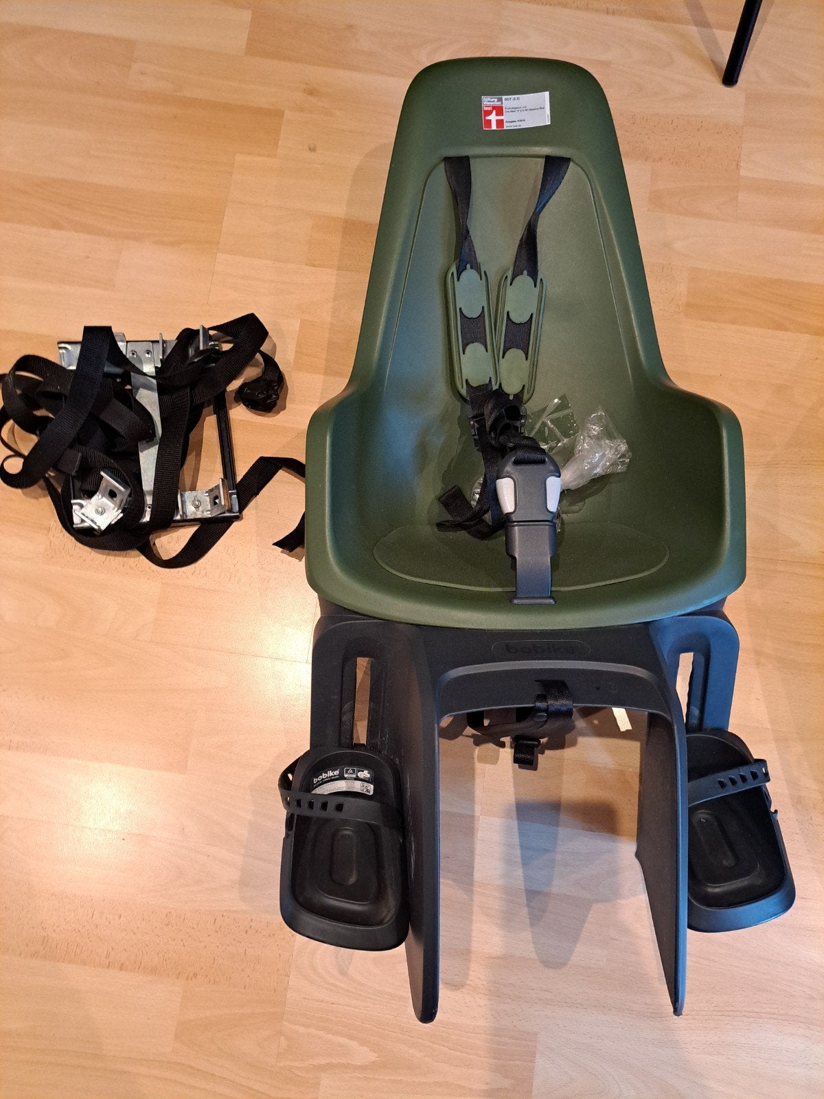 Fietsstoel Bobike olijfgroen, Fietsen en Brommers, Fietsaccessoires | Fietsstoeltjes, Ophalen, Achterzitje, Voetsteuntjes, Nieuw