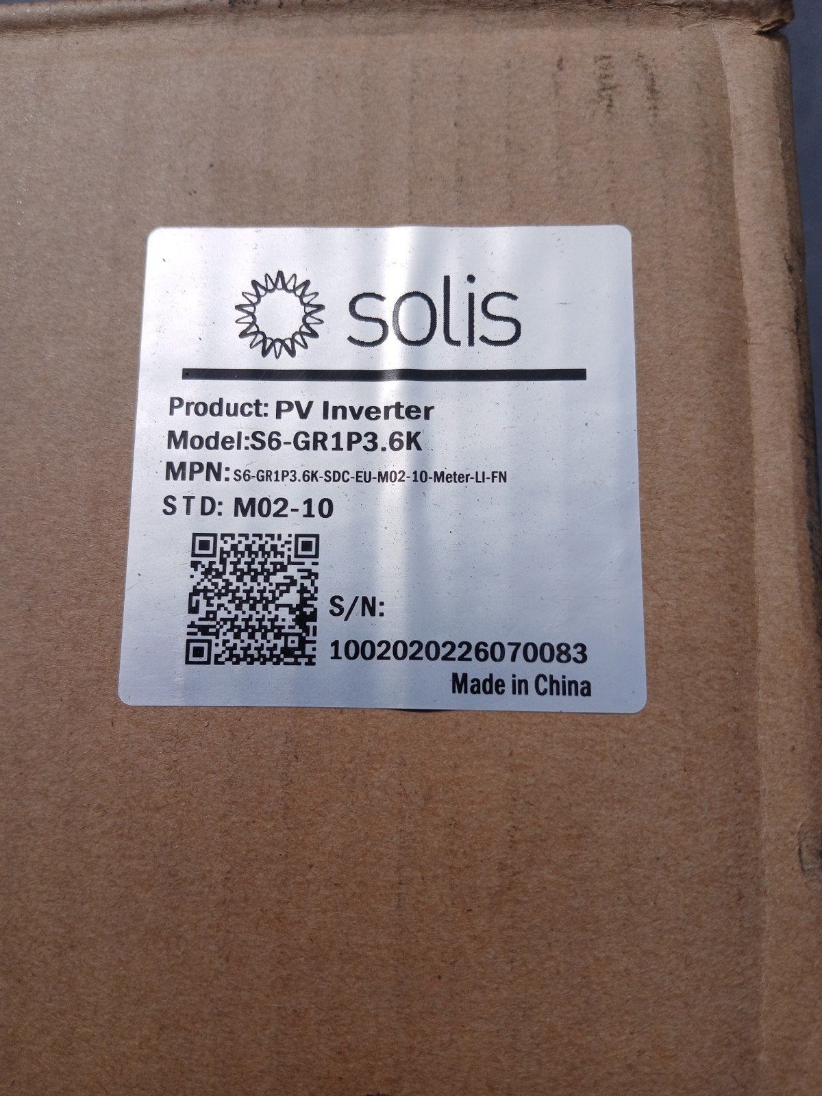 Onduleur  solis, Enlèvement