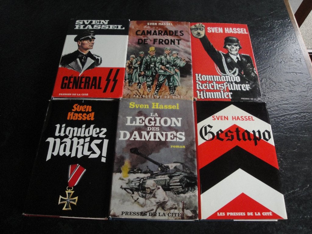Roman de Guerre de SVEN HASSEL 6 volumes, Sven Hassel, Comme neuf, Deuxième Guerre mondiale, Enlèvement