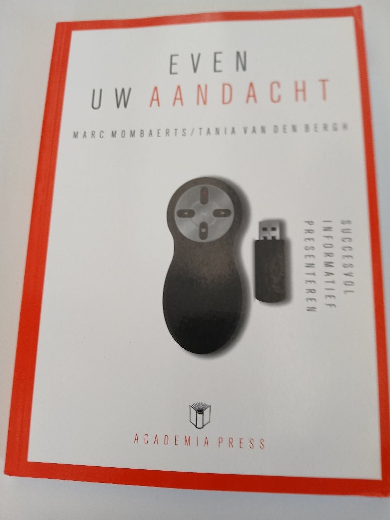 Boek even u aandacht nieuw!, Ophalen of Verzenden, Nieuw, Marc mombaerts/tania van den bergh