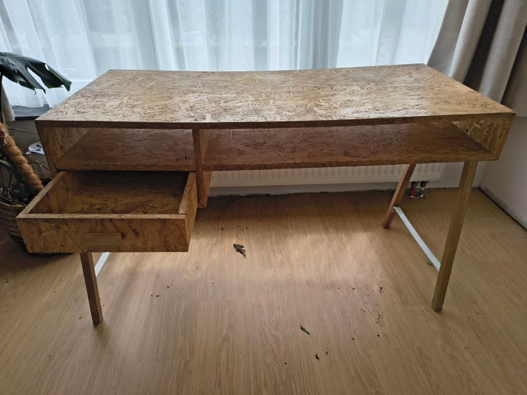 Bureau MFC/MDF, 120 cm, Bureau duo, Enlèvement, Industriel