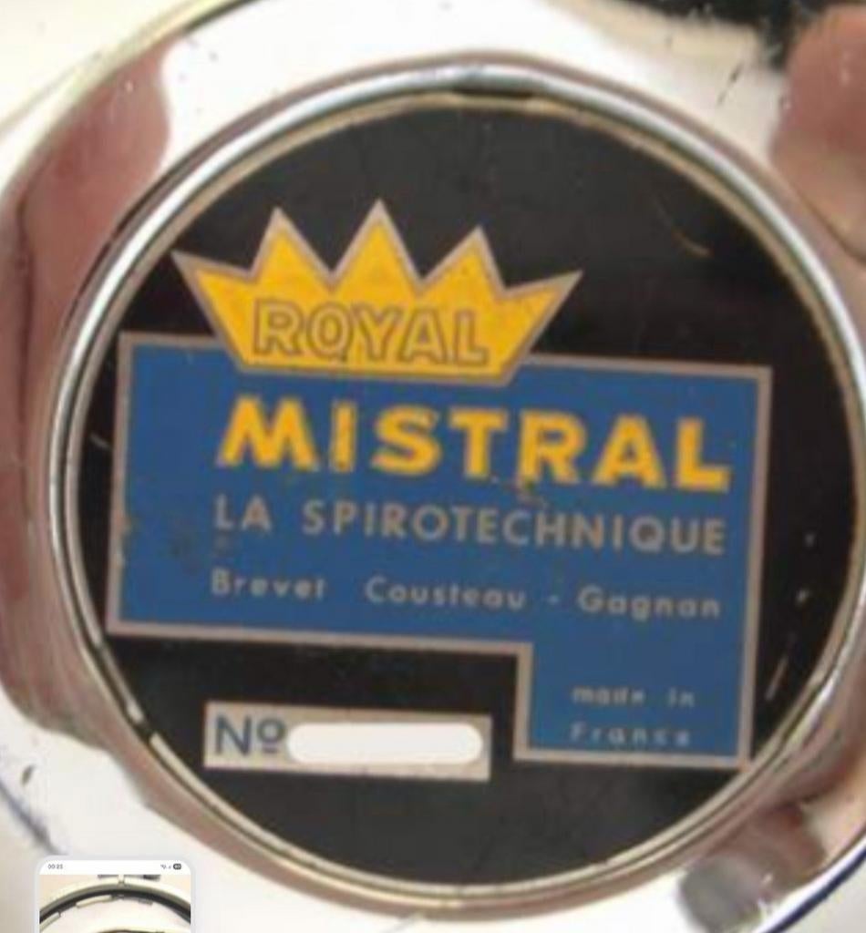 GEZOCHT Plaatje Royal Mistral Spirotechnique, Watersport en Boten, Ophalen of Verzenden, Gebruikt