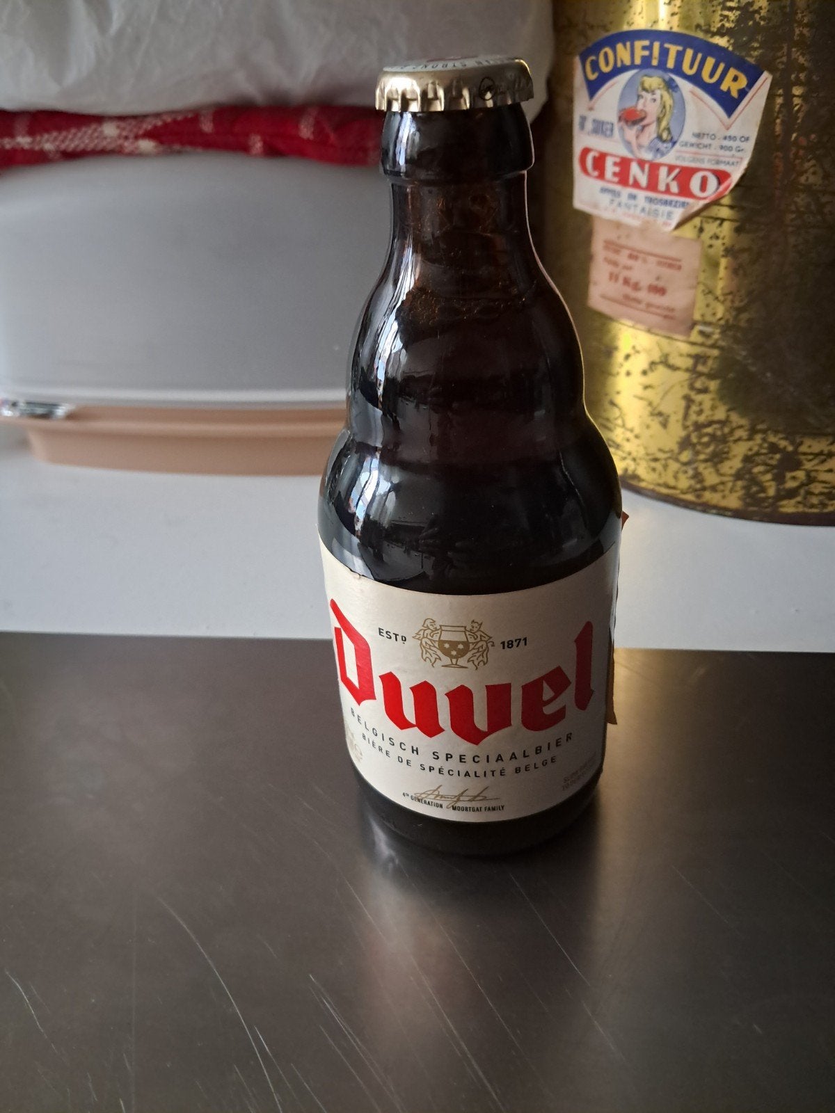 vol duvelflesje, Enlèvement