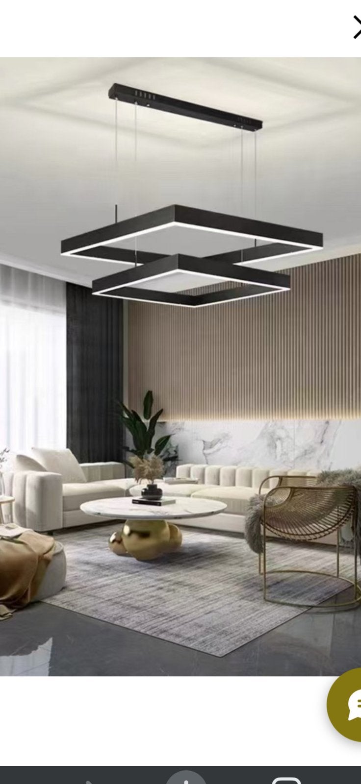 Moderne led hanglamp ., Huis en Inrichting, Slaapkamer | Stapelbedden en Hoogslapers, Ophalen, Overige typen, Nieuw, Minder dan 160 cm
