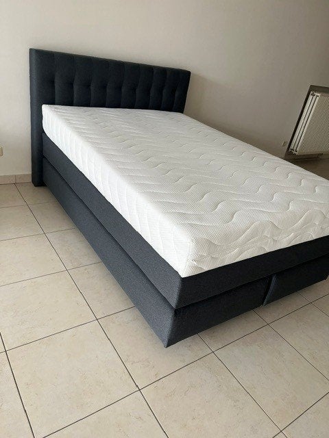 Te koop : boxspring 140x200, Ophalen, 140 cm, Twijfelaar, 200 cm