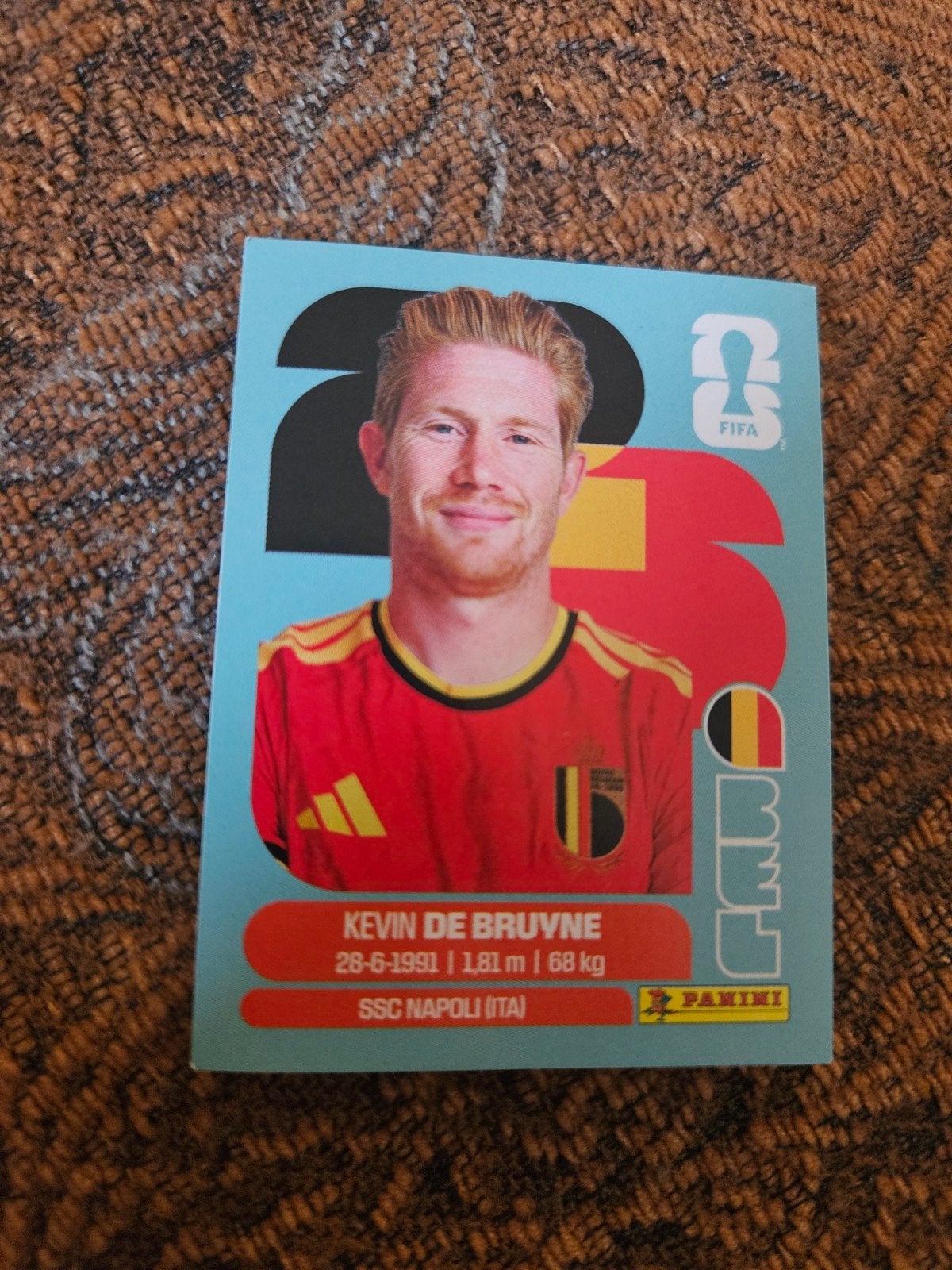 Panini 2026 BEL 15 KDB, Ophalen, Nieuw, Sticker