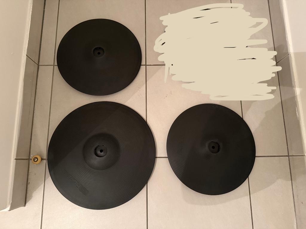 Lot cymbales Roland, Musique & Instruments, Enlèvement, Utilisé, Roland