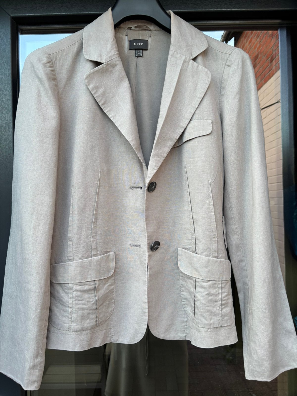 Linnen blazer van Mexx maat 40, Overige kleuren, Maat 42/44 (L), Ophalen of Verzenden, Jasje