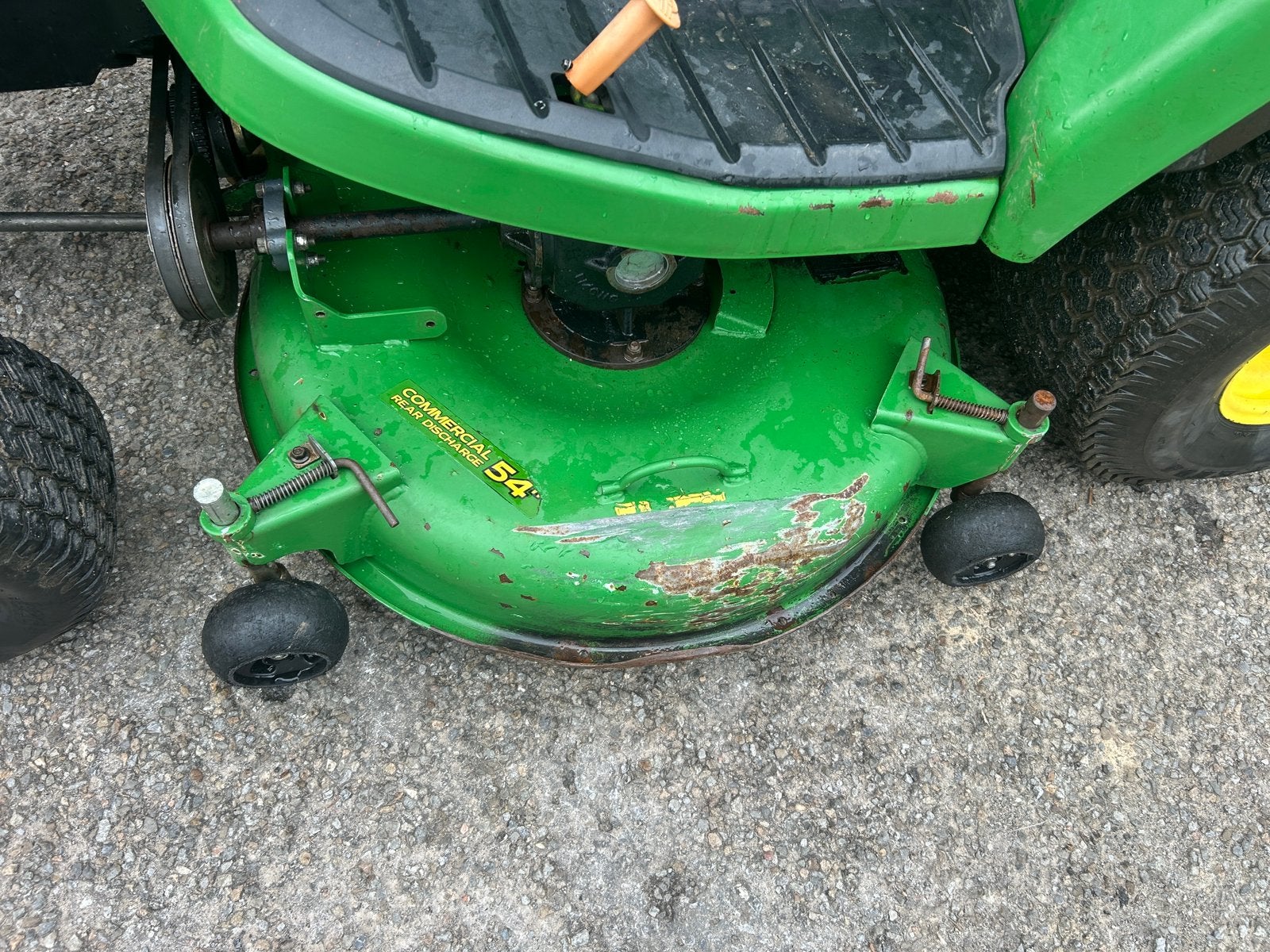 John deere x950r diesel 25cv, Envoi, Utilisé, Démarrage électrique, 120 cm ou plus