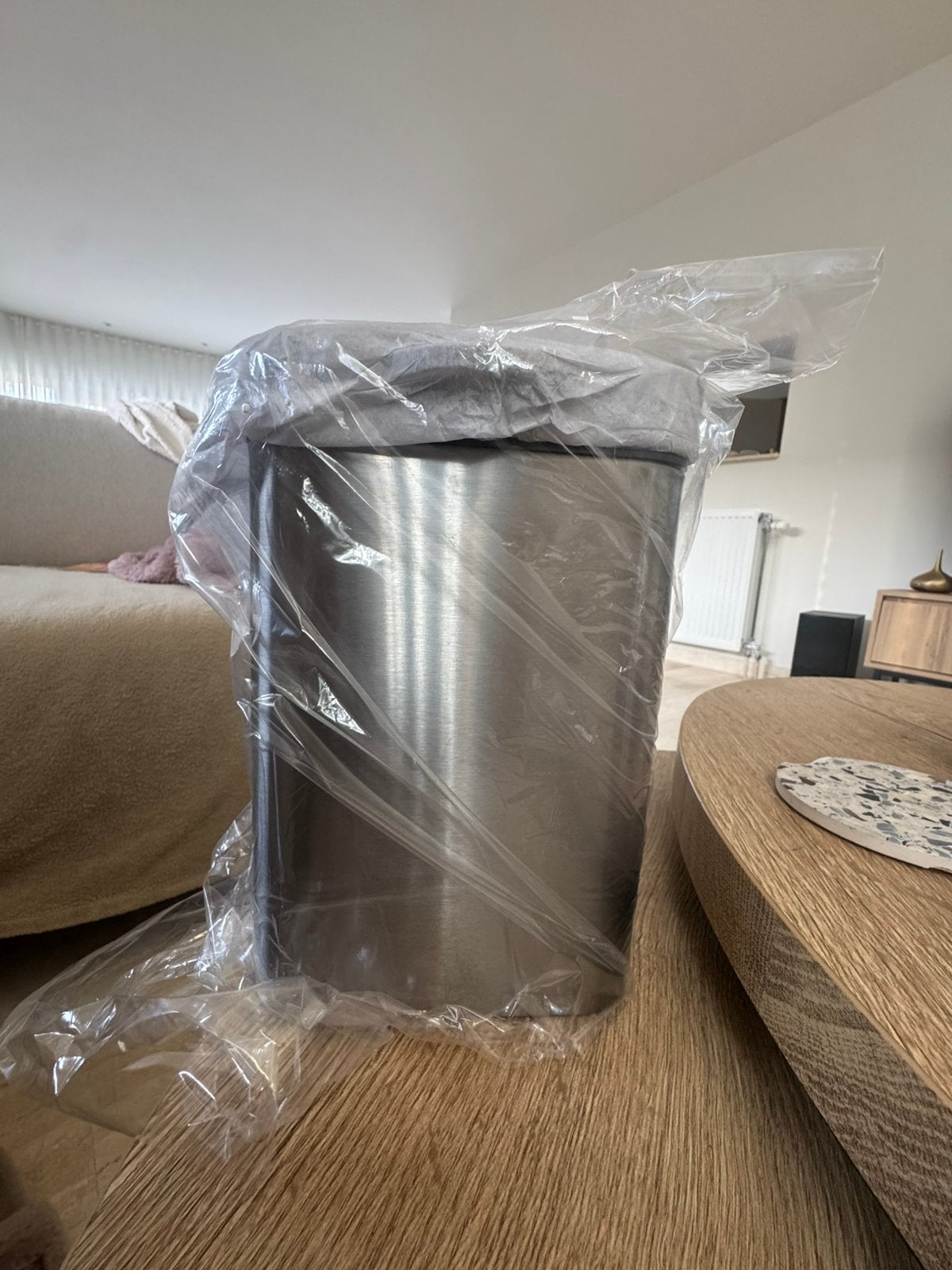 Afvalbakje wandmontage 3 L, Maison & Meubles, Accessoires pour la Maison | Poubelles, Neuf, À pédale, Moins de 10 litres, Enlèvement