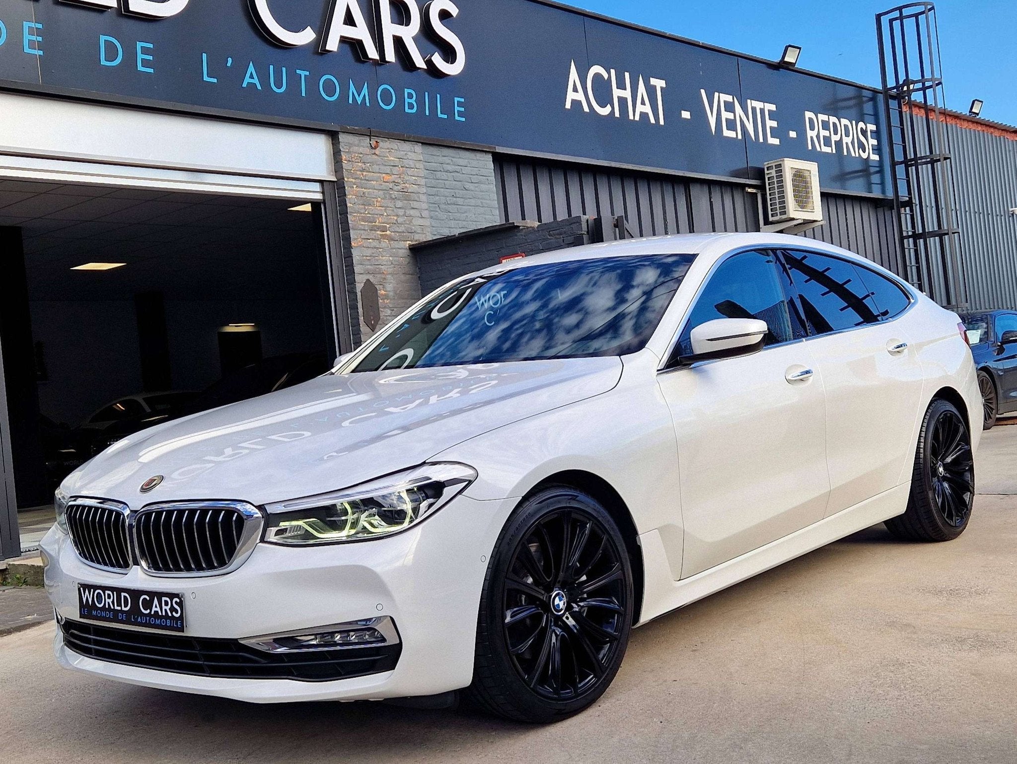 BMW 6 Serie 630 Gran Turismo 630 dA Luxury Line FULL LED - C, Autos, Cuir, Achat, Entreprise, Noir