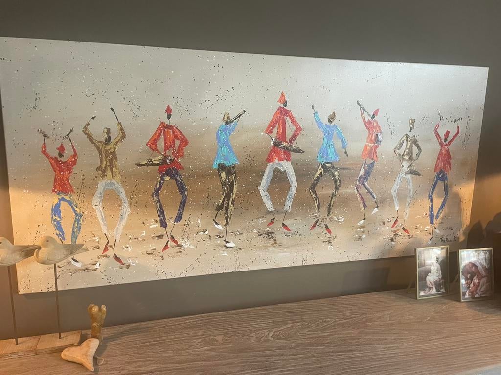 Prachtich schikderij op kasteel-tuinbeurs gekocht, Enlèvement, Moins de 10 m²