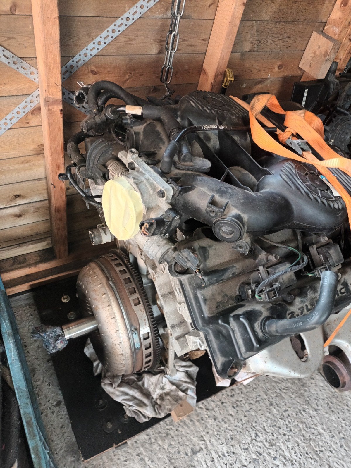 Moteur Chrysler 2,7 l d'origine, 90 000 km, lire la croissan, Enlèvement ou Envoi, Chrysler