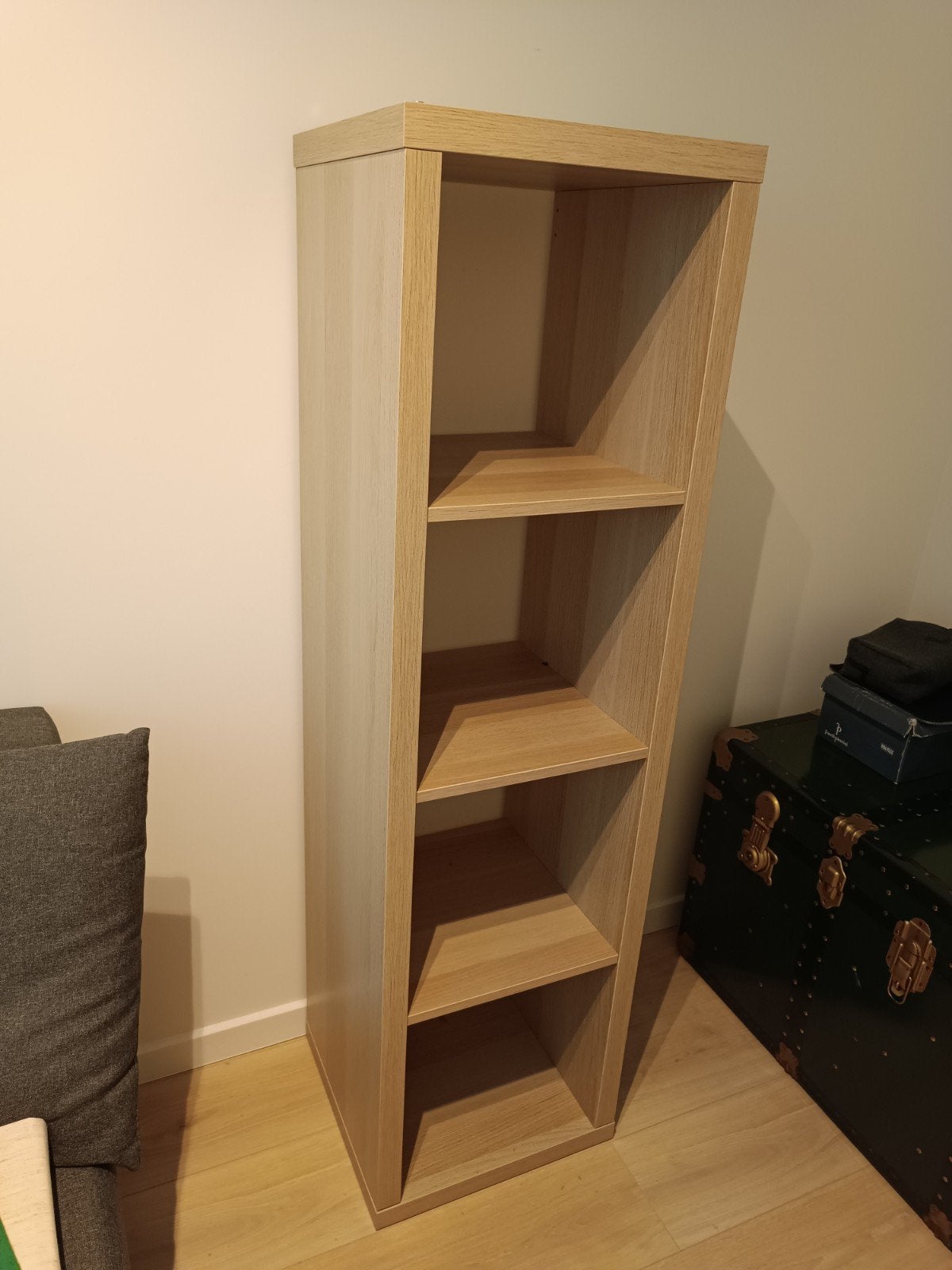 Armoire ouverte IKEA KALLAX - 4 compartiments - Effet chêne, Enlèvement