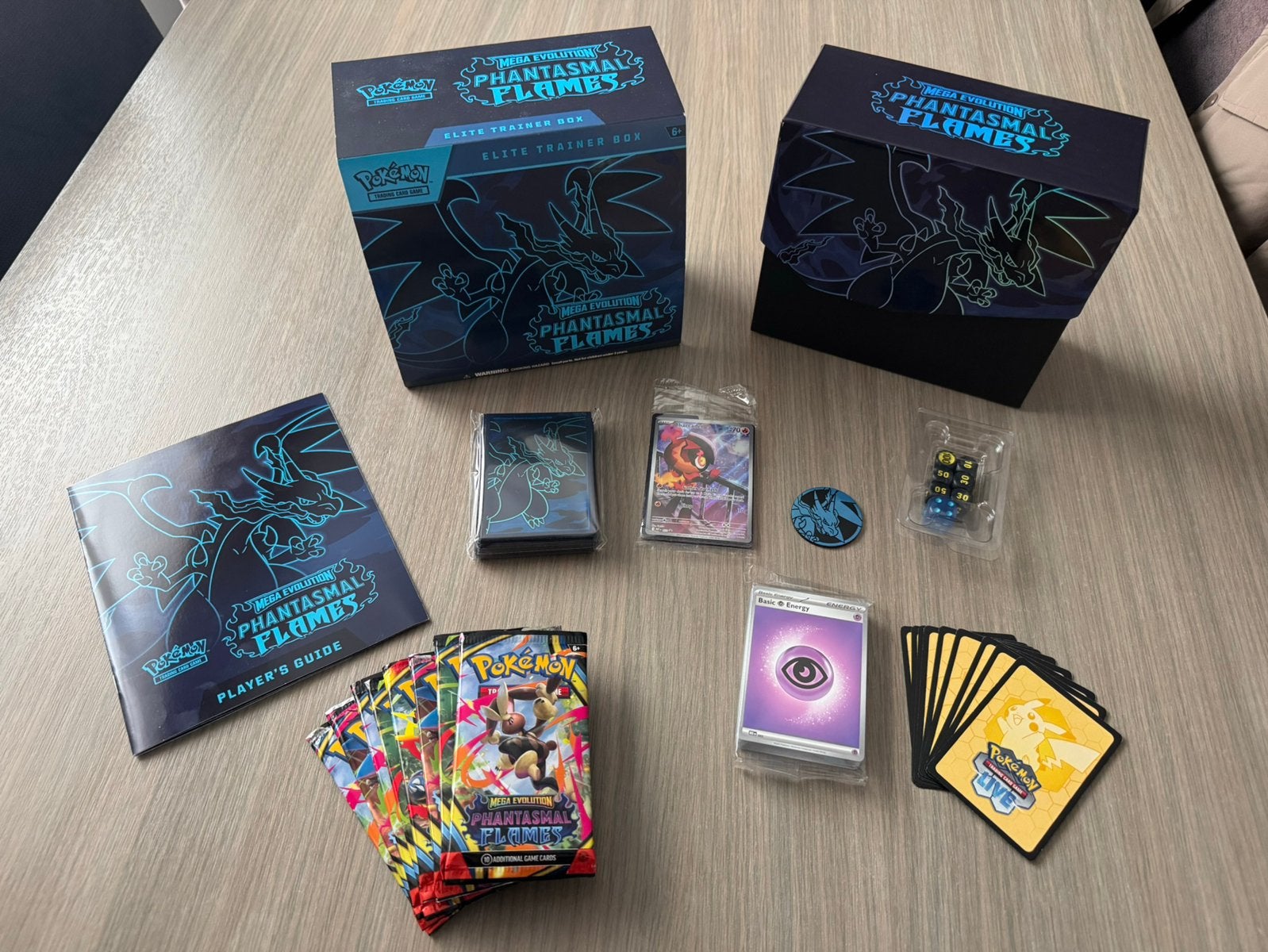 Phantasmal Flames etb ouvert, Enlèvement ou Envoi, Comme neuf, Booster box
