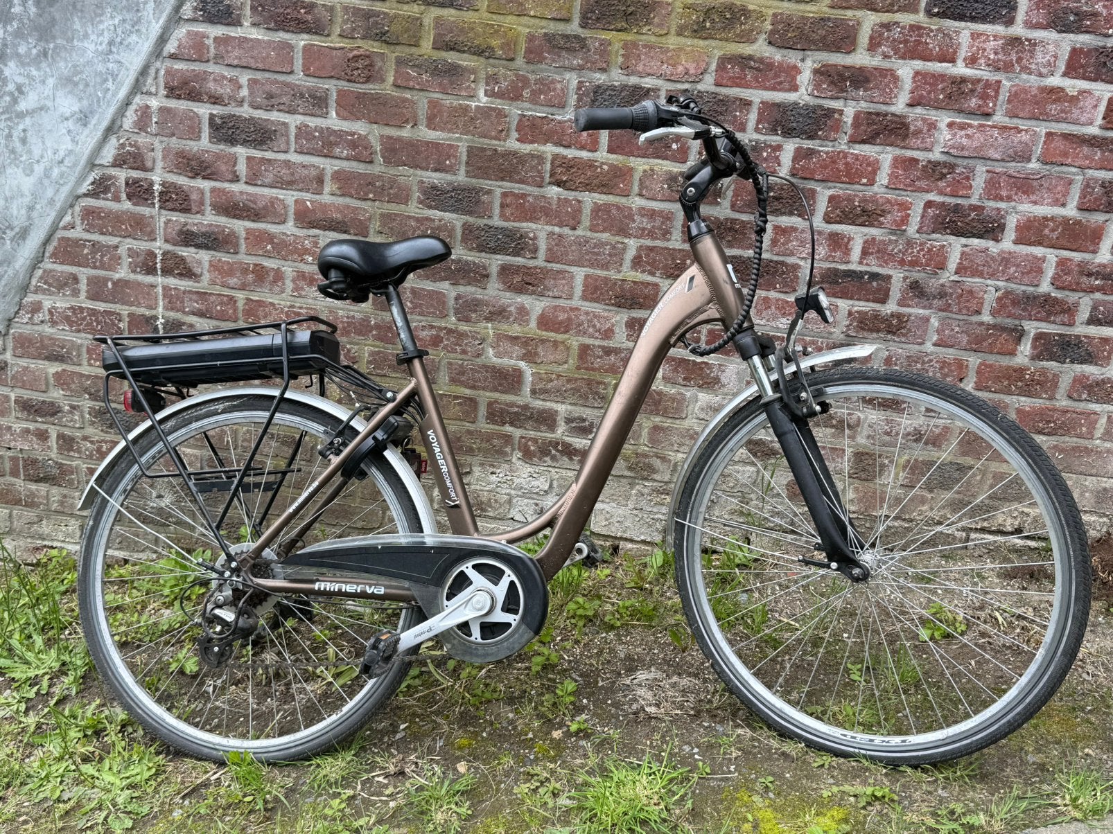 E-bike Dames Minerva Voyager Comfort, Fietsen en Brommers, Elektrische fietsen, Ophalen, Gebruikt, Overige merken