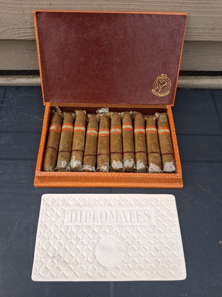 DIPLOMATES EN CIGARES, Collections, Enlèvement ou Envoi, Comme neuf, Panneau publicitaire