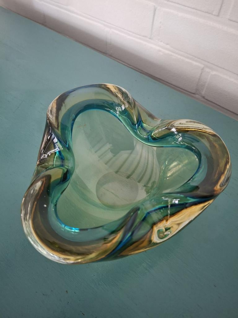 Murano vintage asbak sommerso . Vide-poche / sleutelbakje, Ophalen