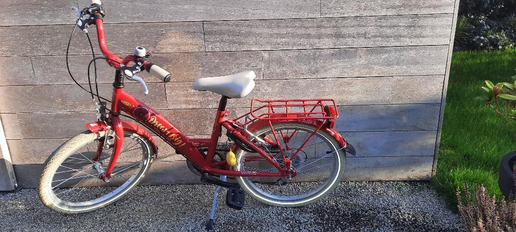 Bike Fun Kids fiets - "Dream Big" model - rood - 20inch, Ophalen, 20 inch of meer, Velgrem, Zo goed als nieuw