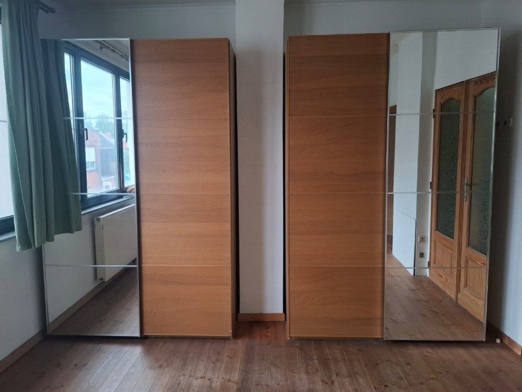 2 pax kleerkasten met schuifdeuren en spiegel, Enlèvement
