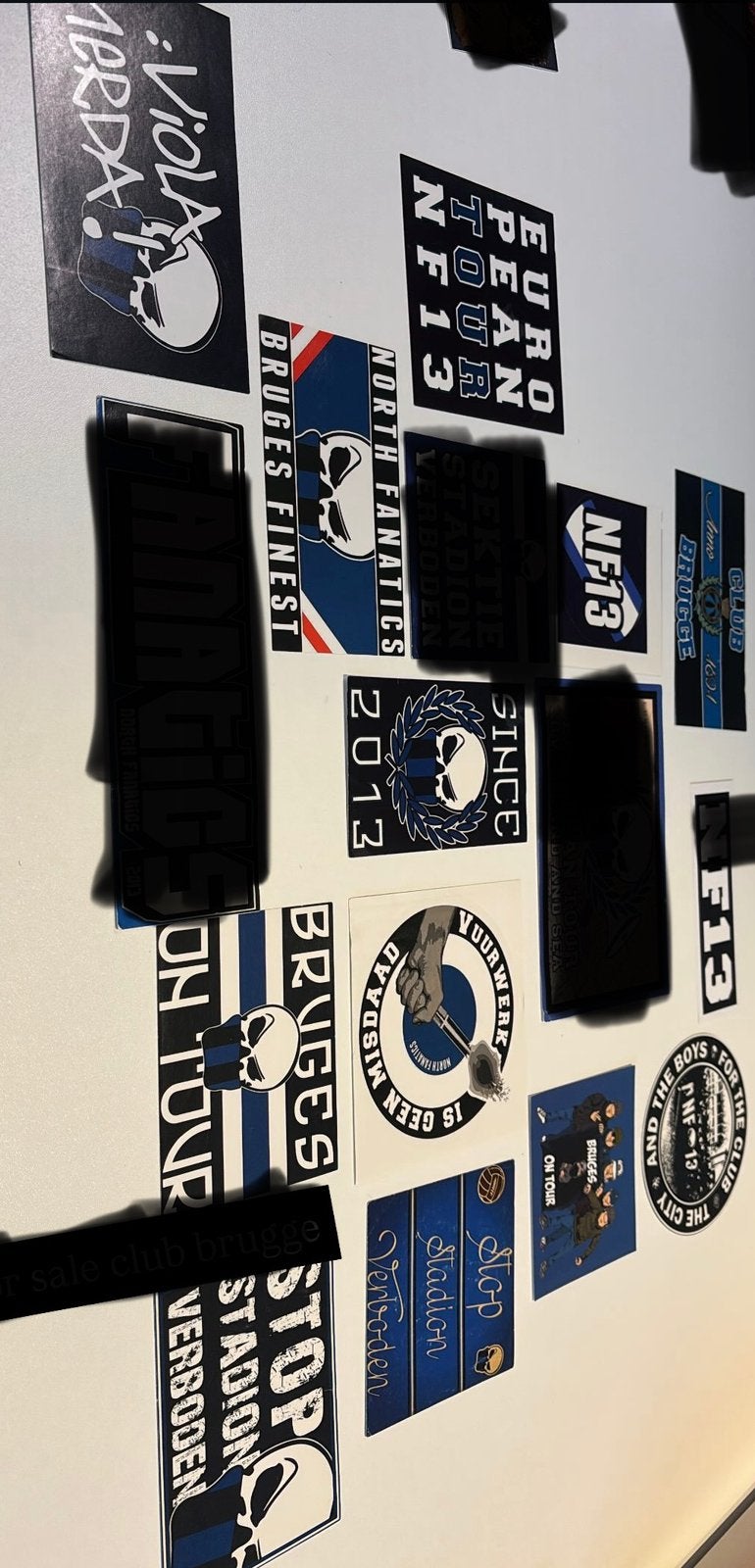 Nf 13 brugge stickers, Verzamelen, Stickers, Ophalen of Verzenden, Zo goed als nieuw