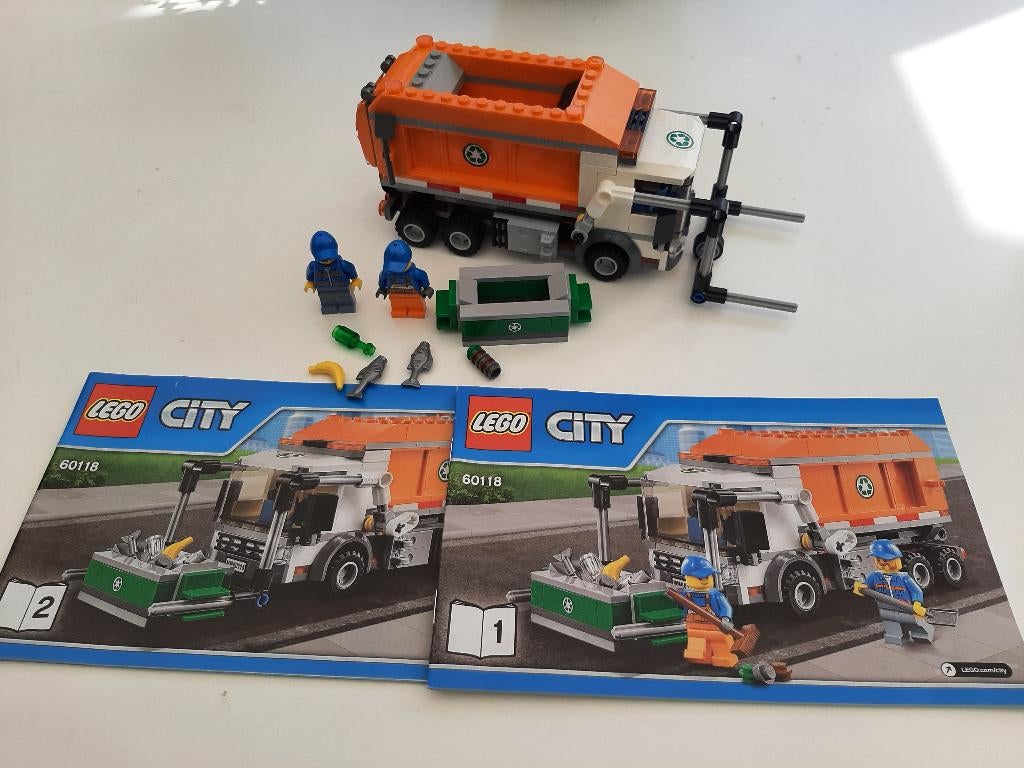 Ensemble de transport de camions à ordures LEGO City 60118, Enfants & Bébés, City, Enlèvement ou Envoi, Accessoires inclus, Lego