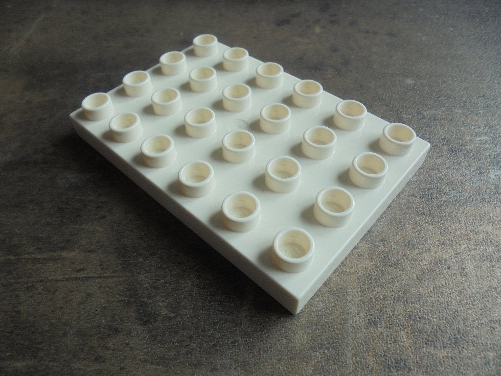 Lego Duplo Baseplate 4x6 (zie foto's) 3, Ophalen of Verzenden, Gebruikt, Losse stenen, Duplo