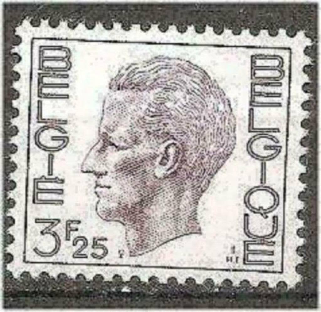 Belgique 1975 - Yvert 1744/OBP 1753 - Roi Baudouin (PF), Envoi, Non oblitéré, Neuf, Maison royale