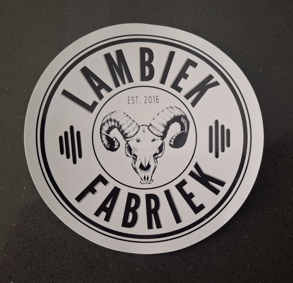 Sticker Lambiek Fabriek, Verzamelen, Ophalen of Verzenden, Nieuw, Overige typen, Overige merken