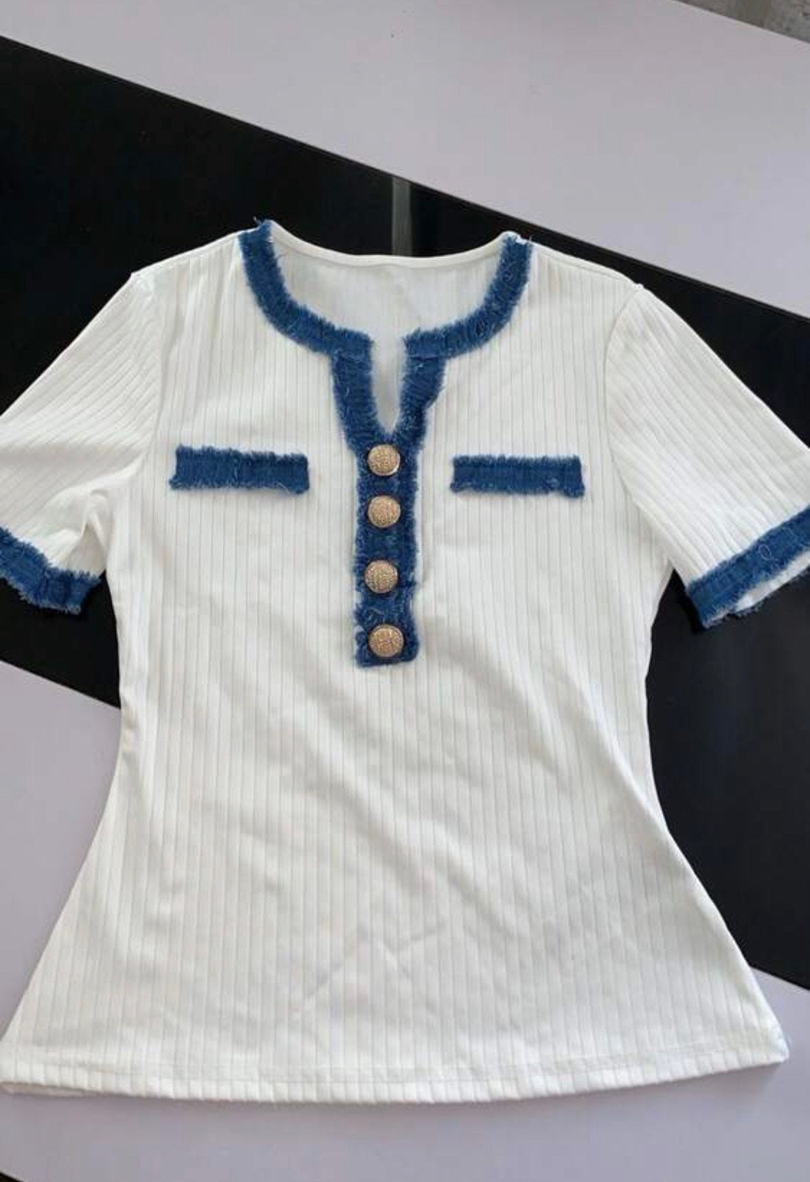 T-shirt, Neuf, Manches courtes, Taille 36 (S), Enlèvement