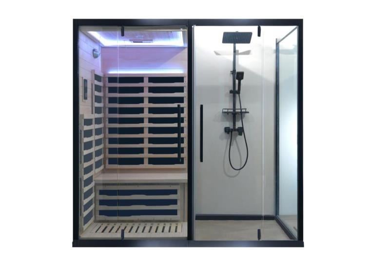 Infraroodsauna en douche combinatie [NIEUW], Ophalen, Nieuw, Met douche