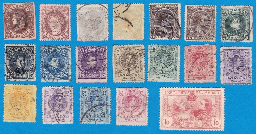 Spaanse postzegels., Ophalen of Verzenden