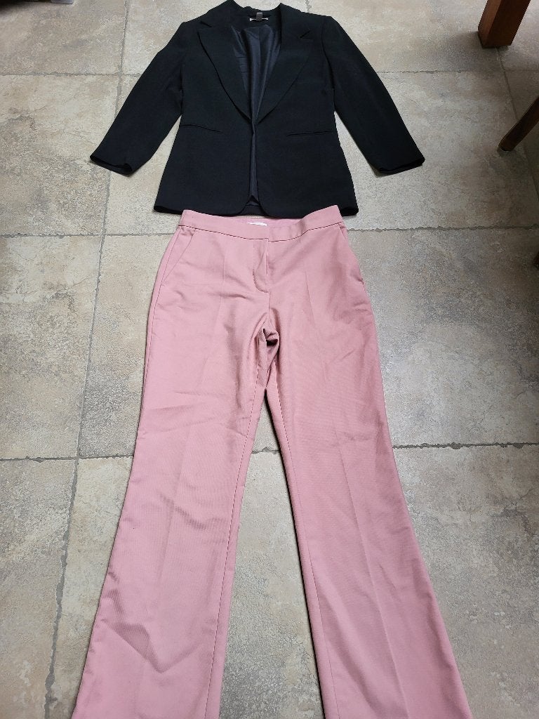 Stijlvolle roze broek mt 176, Kinderen en Baby's, Kinderkleding | Maat 176, Ophalen of Verzenden, Zo goed als nieuw, Meisje, Broek