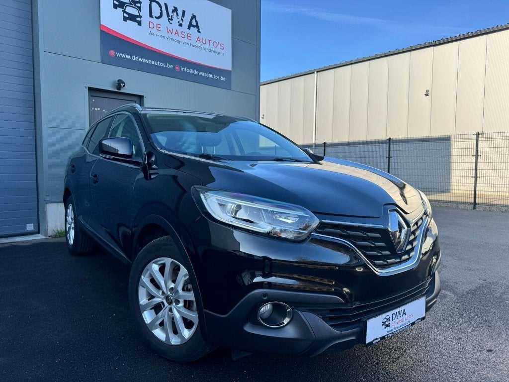 Renault Kadjar | 1.2 Benzine | Hoge instap | Airco| Camera, Voorwielaandrijving, Zwart, Handgeschakeld, 5 deurs