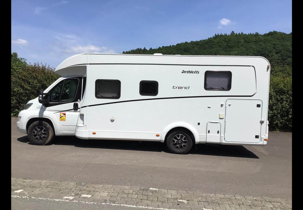 Mobilehome Dethleffs Trend 7057, Caravans en Kamperen, Mobilhomes, Automaat, Ringverwarming, Fiat, 7 tot 8 meter